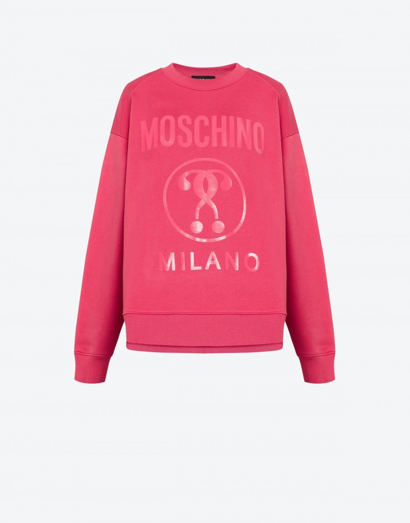 DOUBLE QUESTION MARK ORGANIC COTTON SWEATSHIRT 1