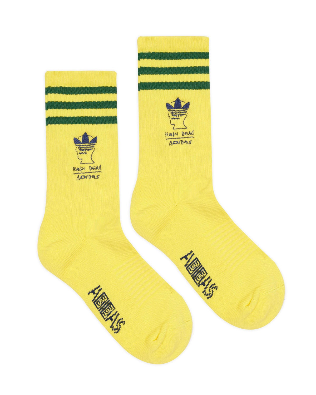 Brain Dead x Adidas Socks - Yellow - 1