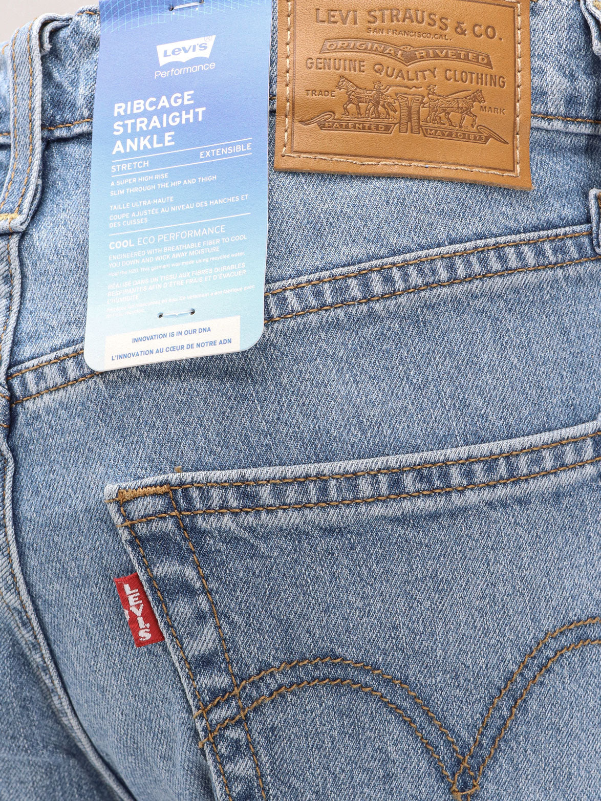 Levi'S Ribcage Straight Ankle Stretch Denim Jeans - 3