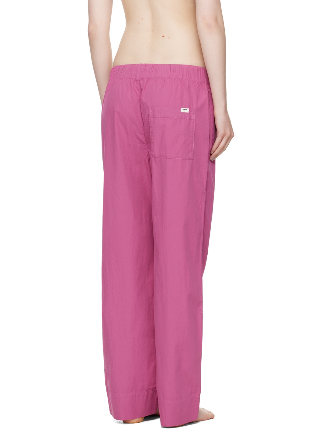 Purple Poplin Pyjama Pants - 3