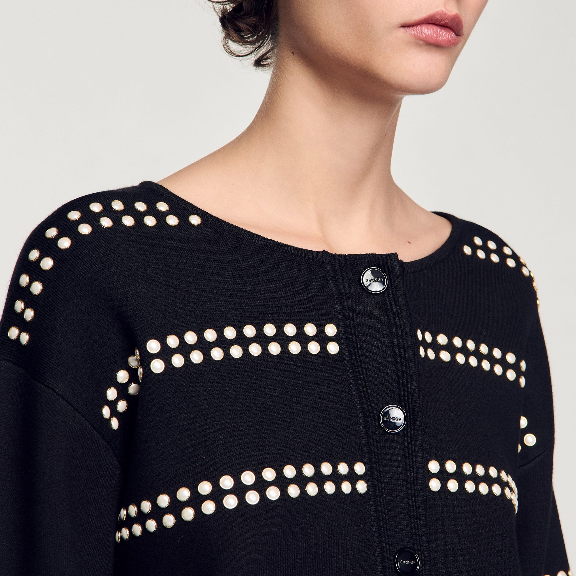 STUDDED CARDIGAN - 3