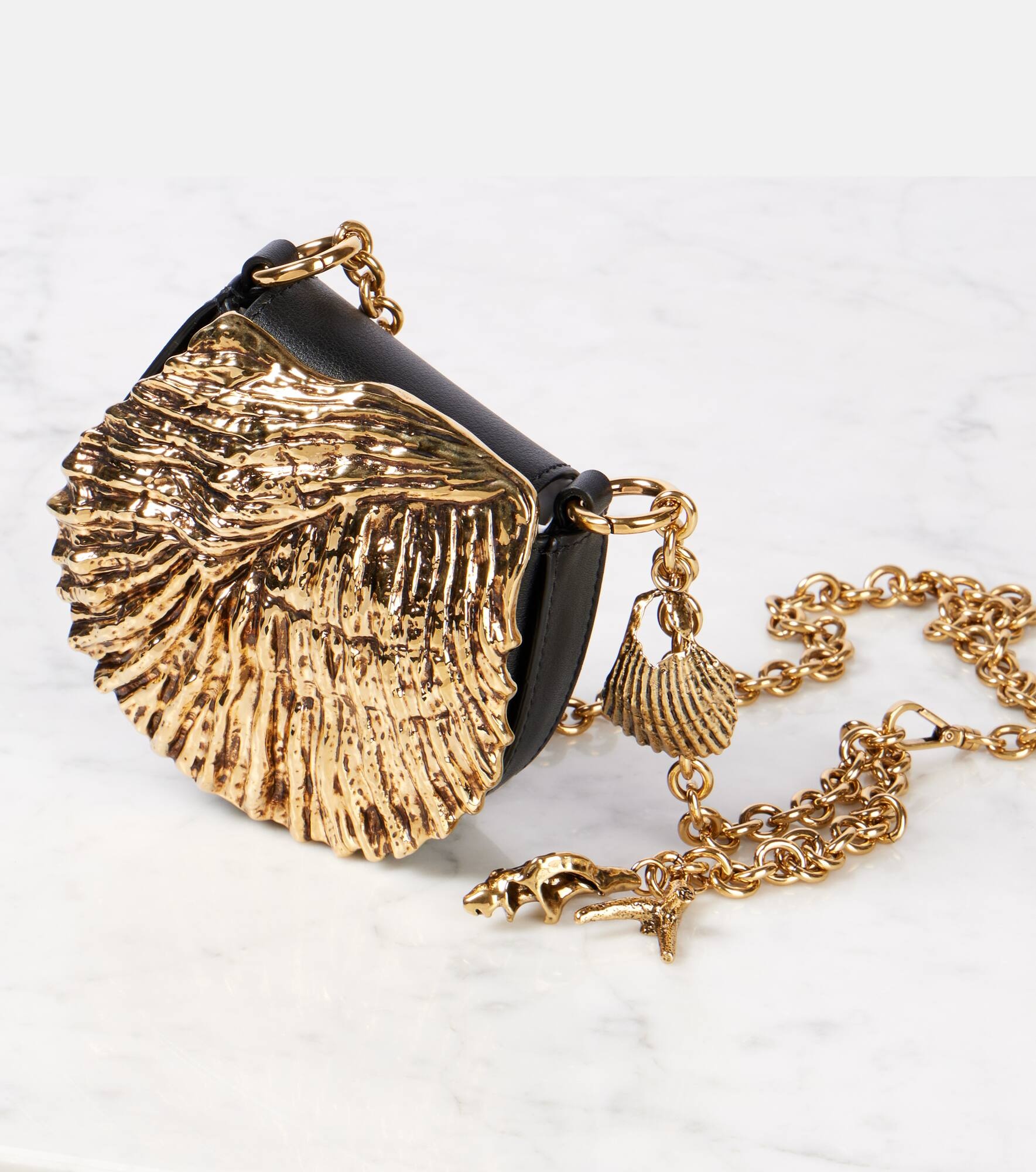 Sea Treasures Mini leather clutch - 6