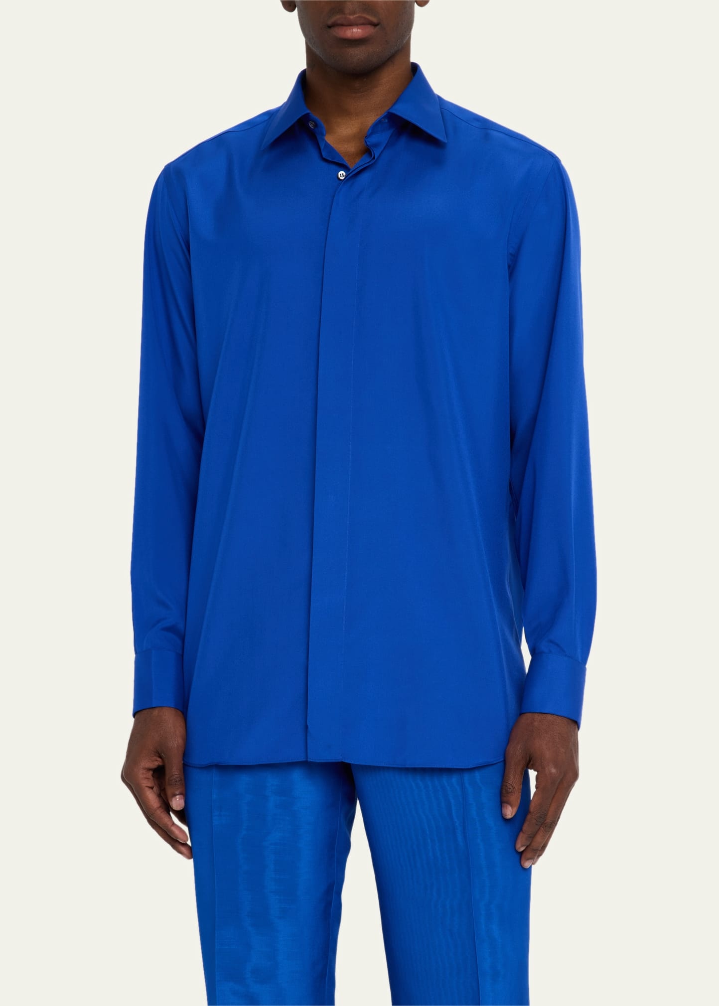 Men's WWX 80th Anniversary Silk Covered-Placket Sport Shirt - 3