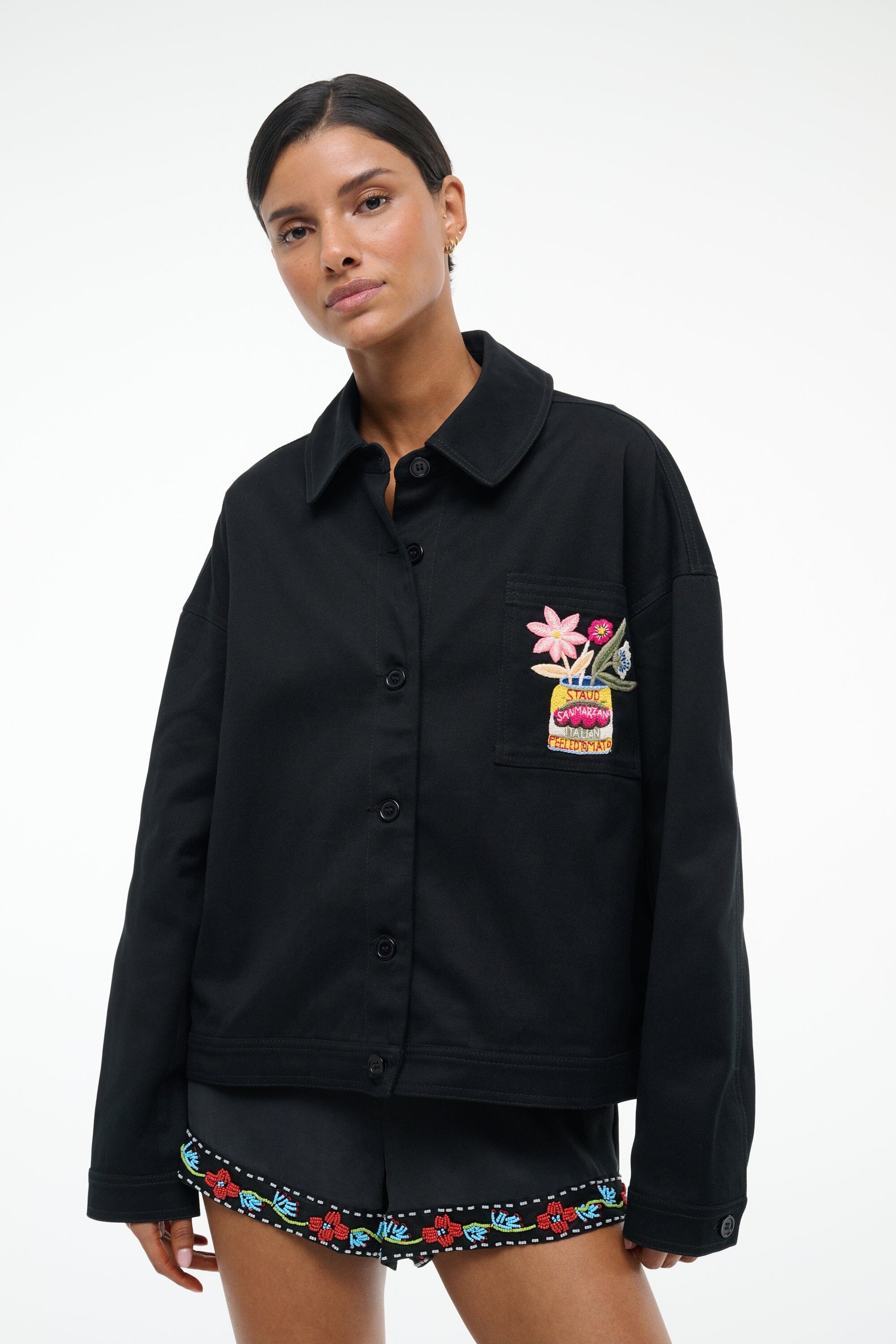 STAUD JANE JACKET BLACK - 3