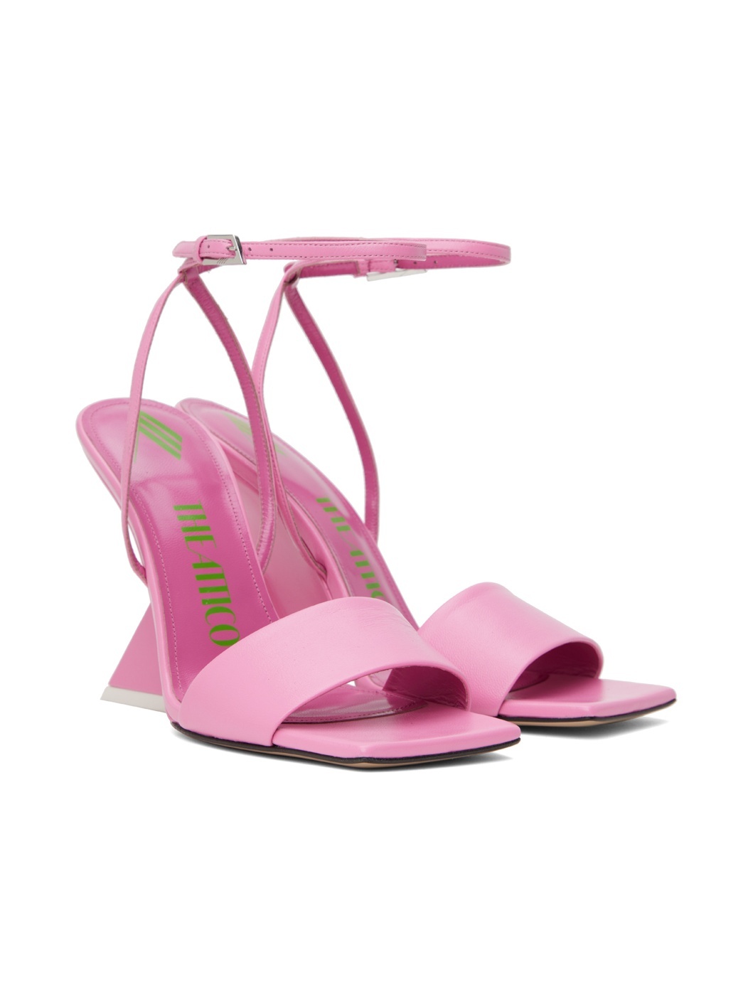 Pink Cheope Heeled Sandals - 4