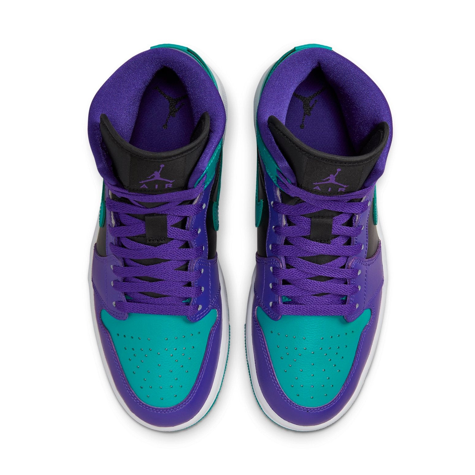 (WMNS) Air Jordan 1 Mid 'Black Grape' BQ6472-502 - 4