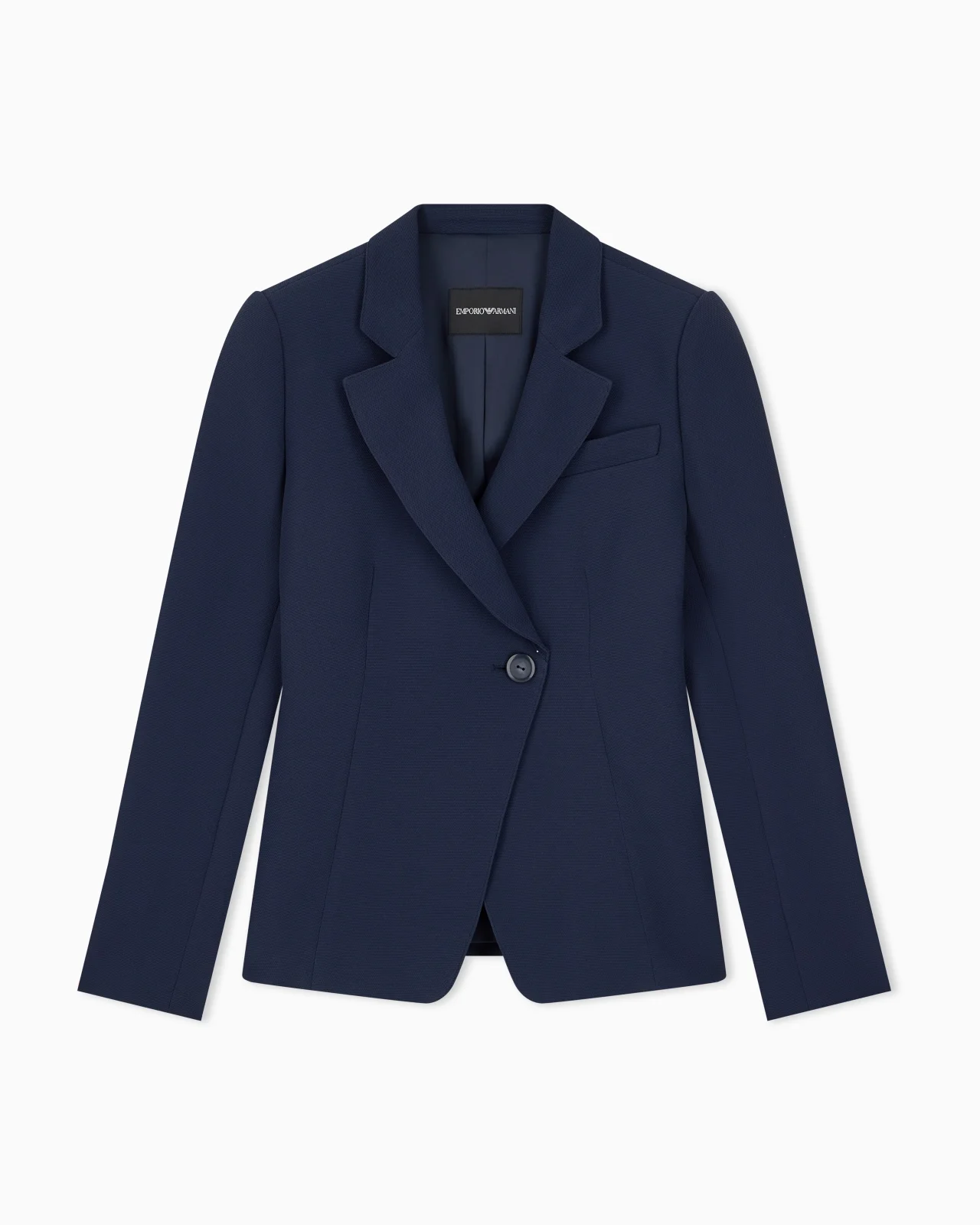 TAILORED SINGLE-BREASTED BLAZER WITH NOTCHED LAPELS - 1