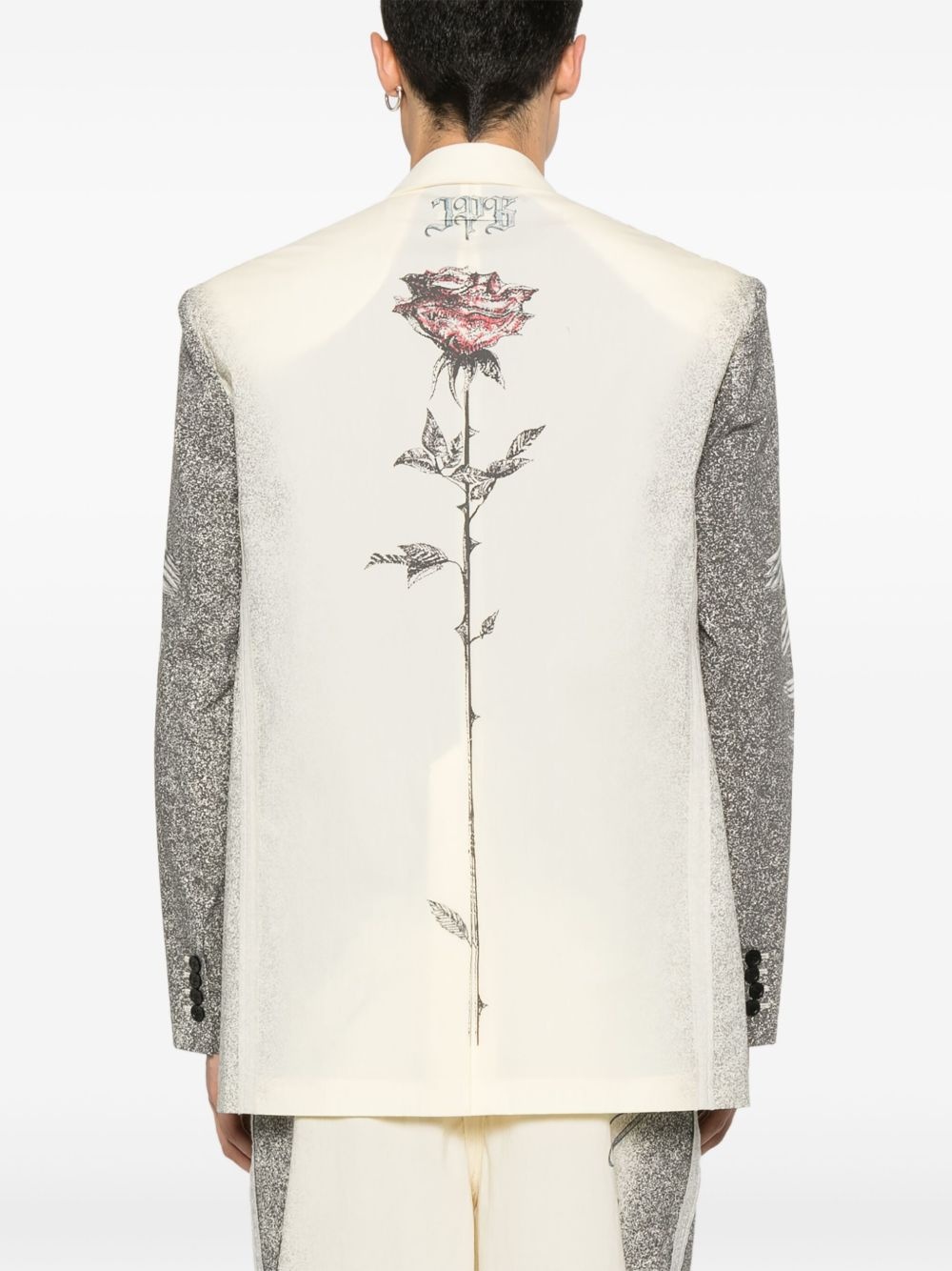 multi-tattoo blazer - 4