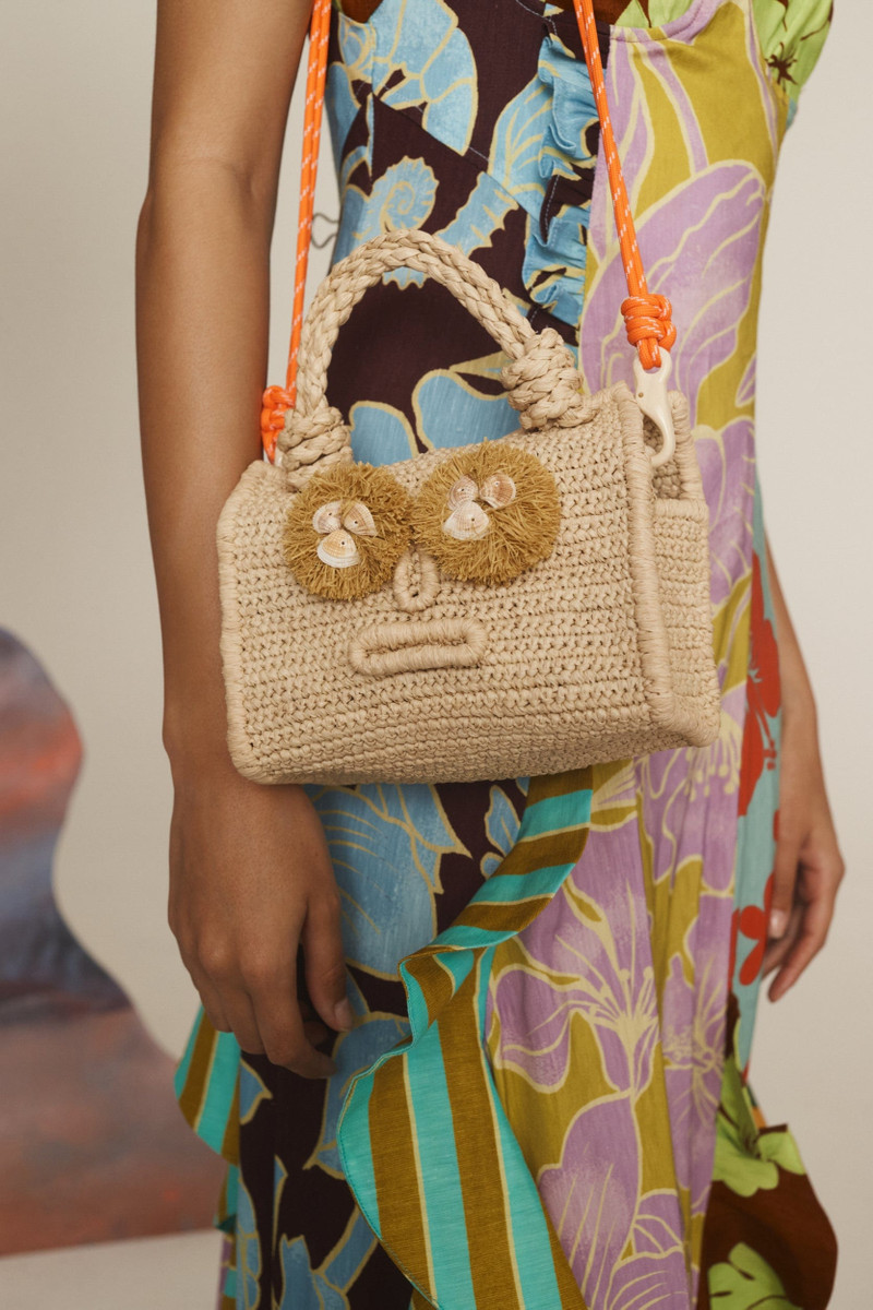 Sunlit Raffia Box Cross Body 3