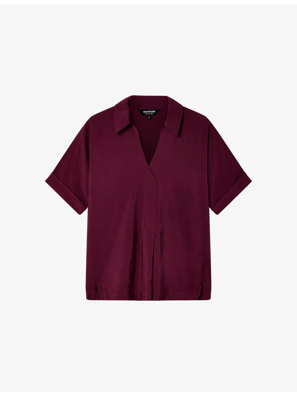 Sasha Collared Relaxed-Fit Woven Shirt - 1