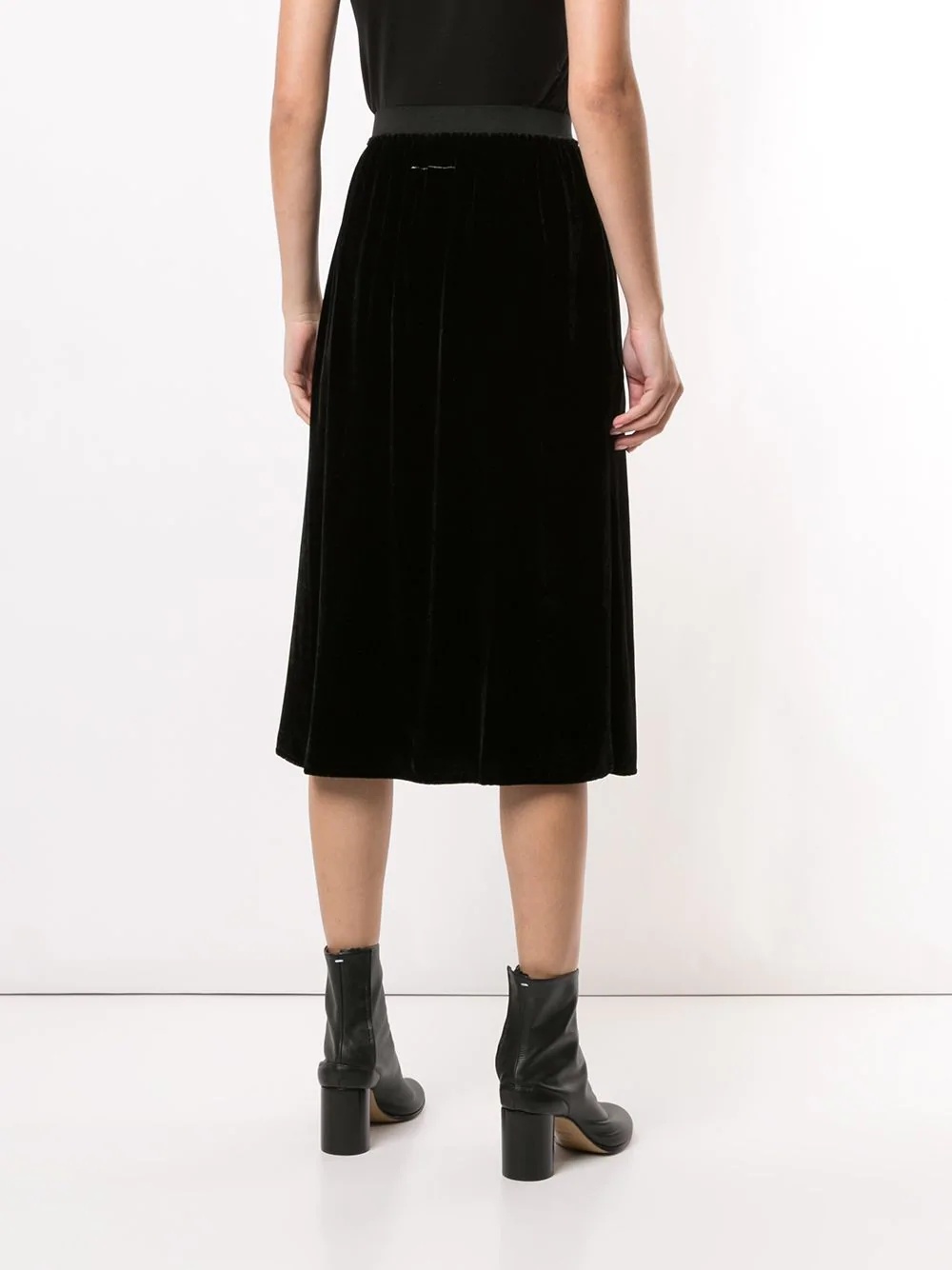 high-waisted midi skirt - 4