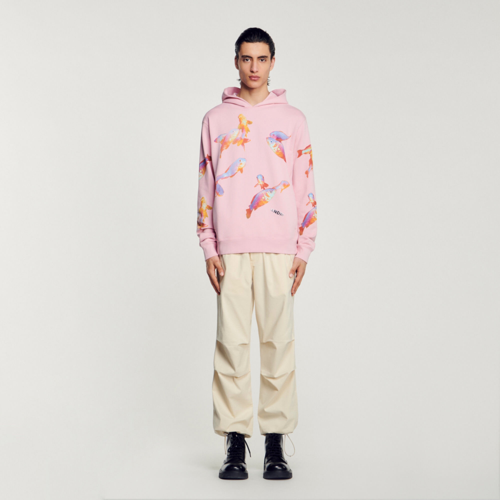 HOODED PRINTED SWEATSHIRT - 3