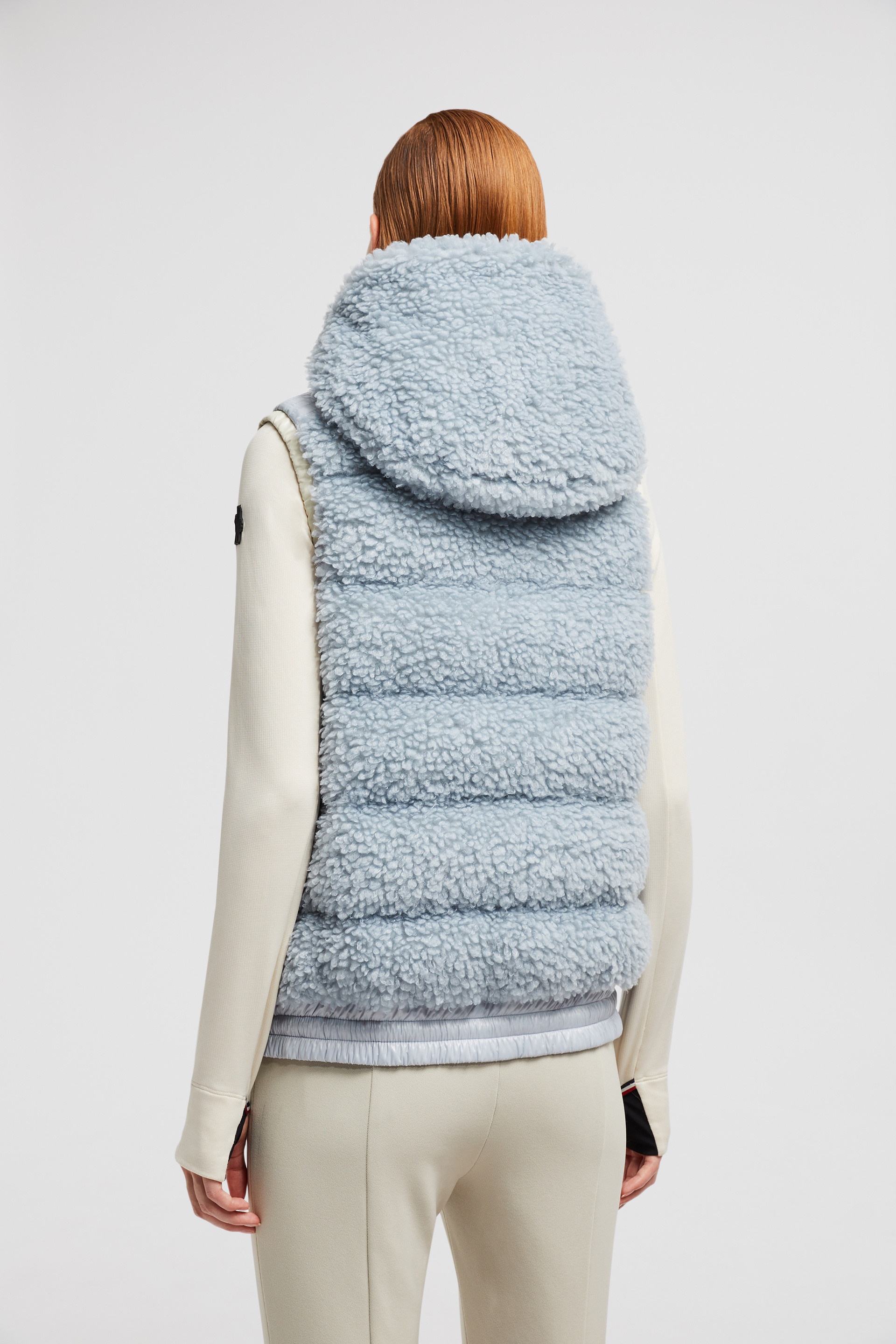 Padded Teddy Zip-Up Vest - 5