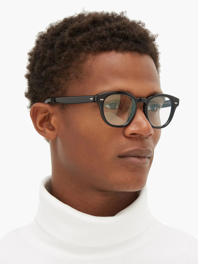 Oliver Peoples Cary Grant round acetate glasses outlook