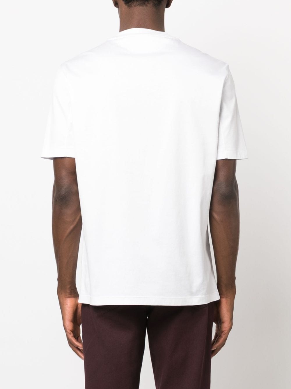 Humanitas-print cotton T-shirt - 4