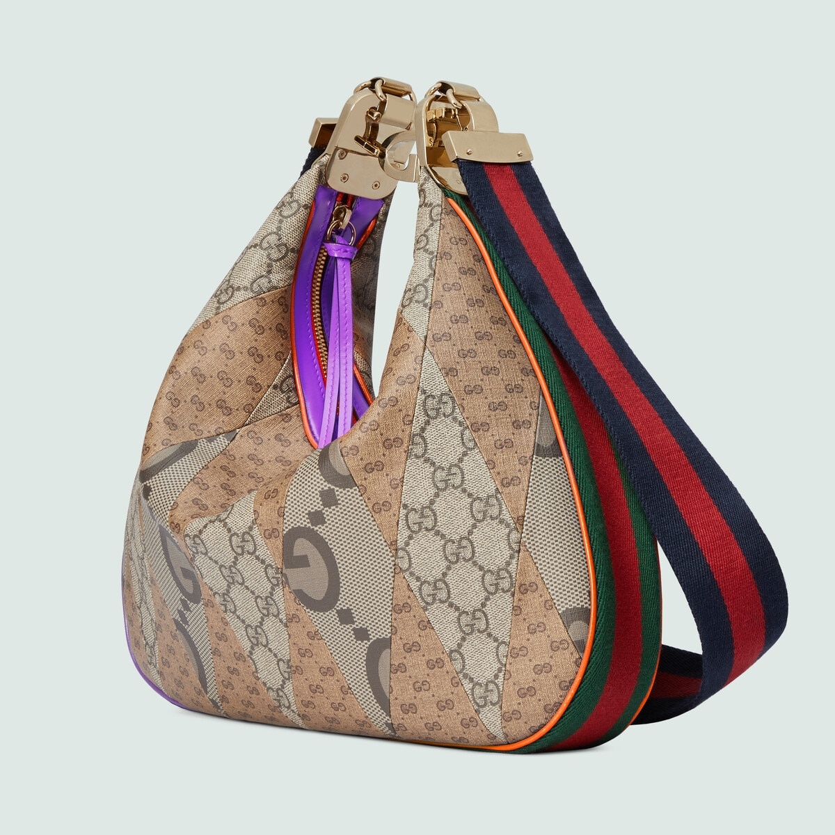 GUCCI Shoulder Bags Women, Large Gucci Attache bag White