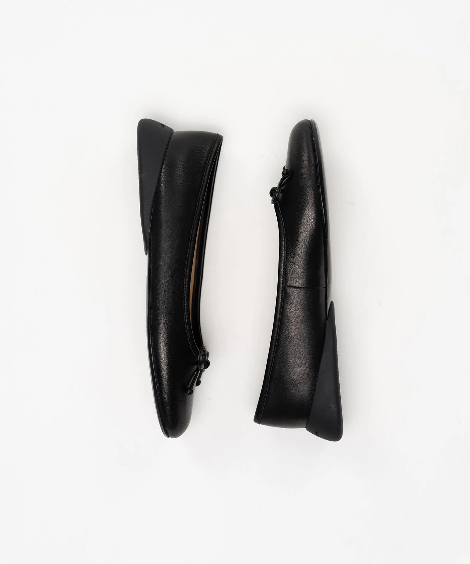 "JANE" Leather Ballet Shoes - 1