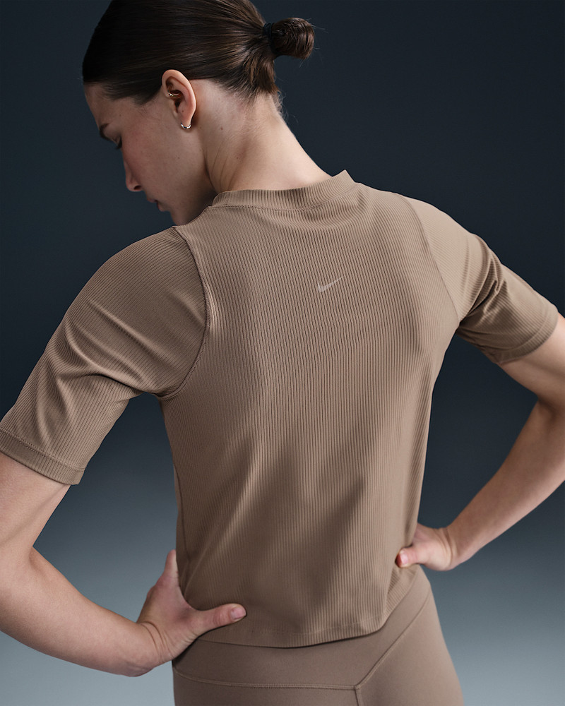 Nike Nike Zenvy Rib Women's Dri-FIT Short-Sleeve Top outlook