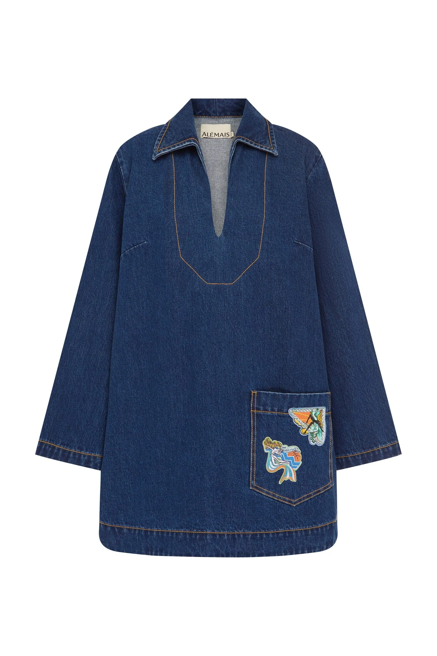 Speedy Denim Mini Dress - 1