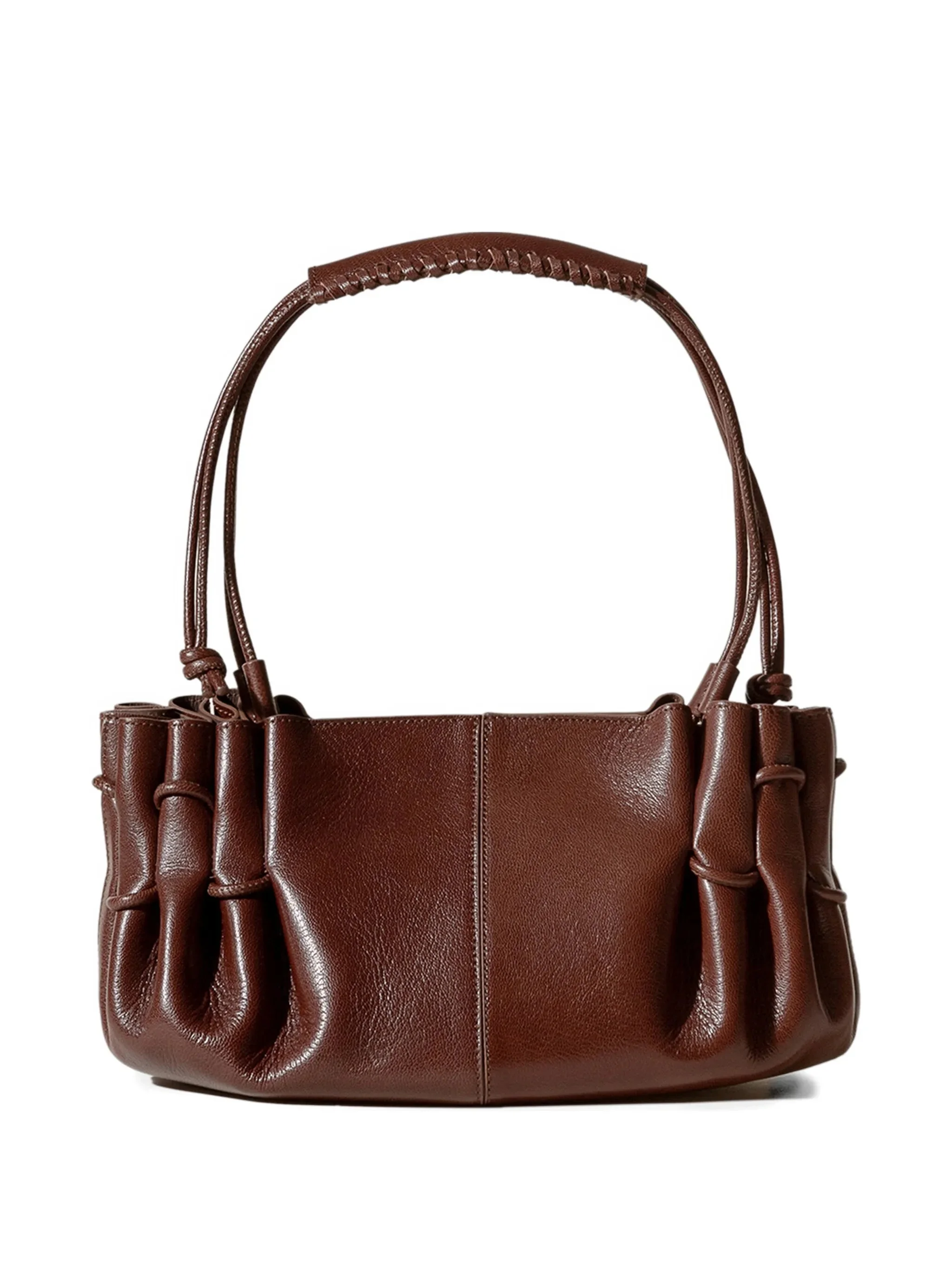 Hereu Braided-handle Shoulder Bag - 1