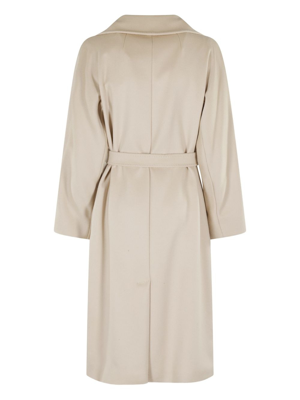 belted double-breasted coat - 2