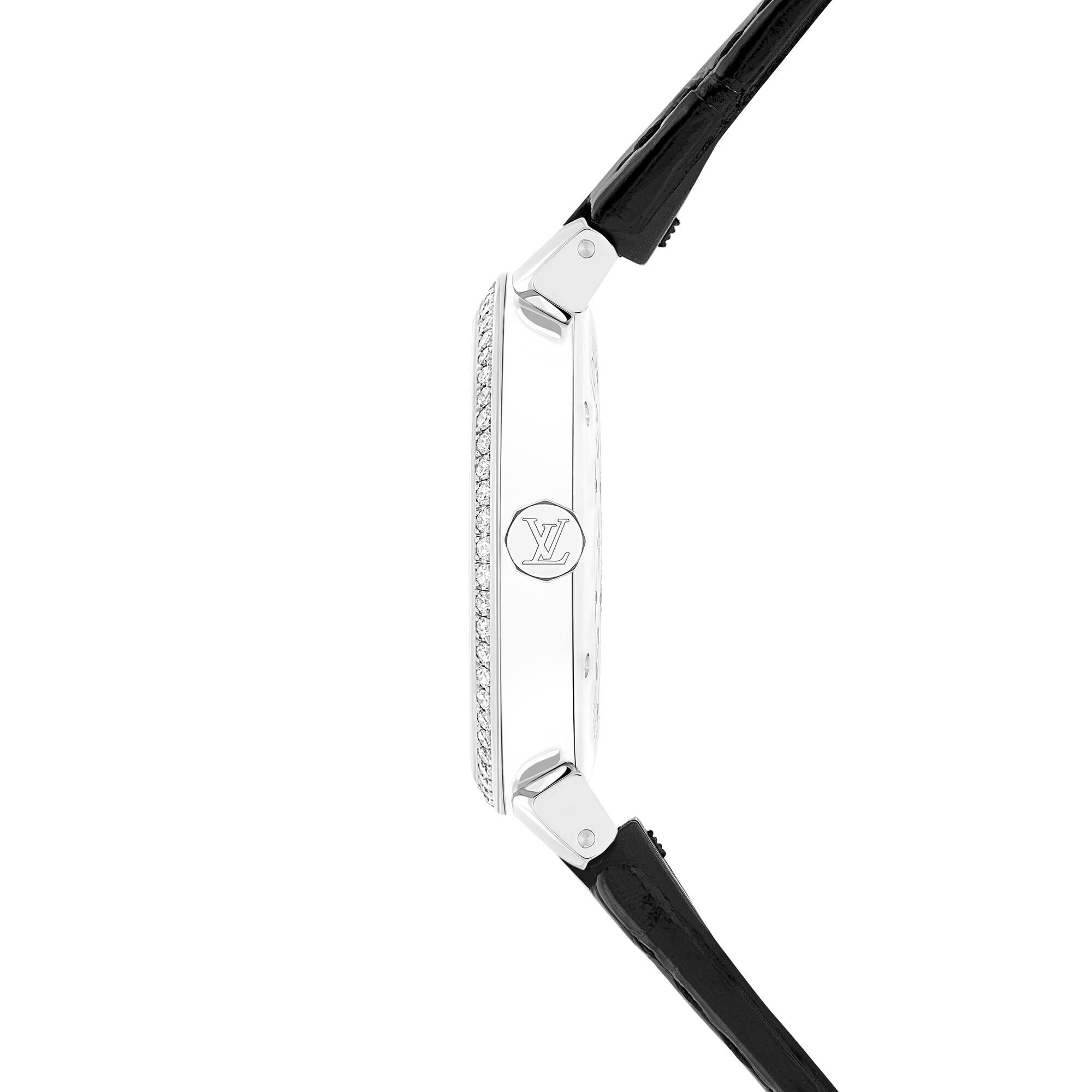 Tambour Slim Monogram Dentelle Black 33MM - 5