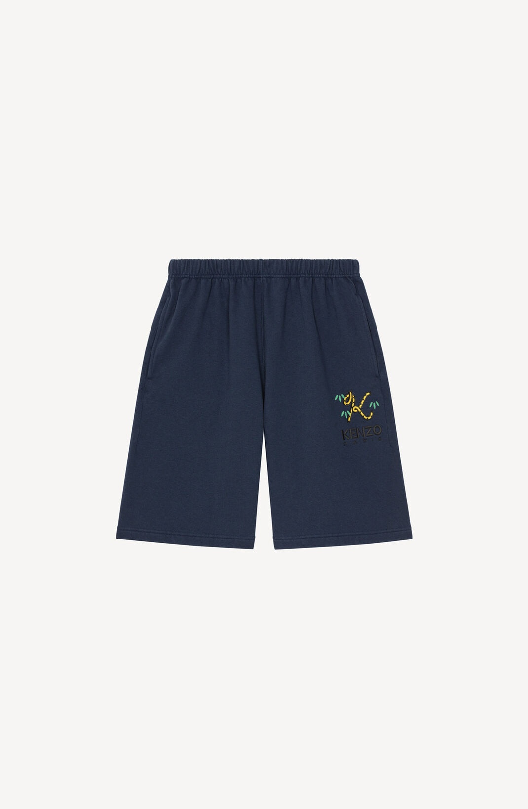 'Tiger Tail K' crest shorts - 1