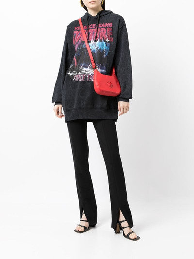 VERSACE JEANS COUTURE graphic-print cotton hoodie outlook