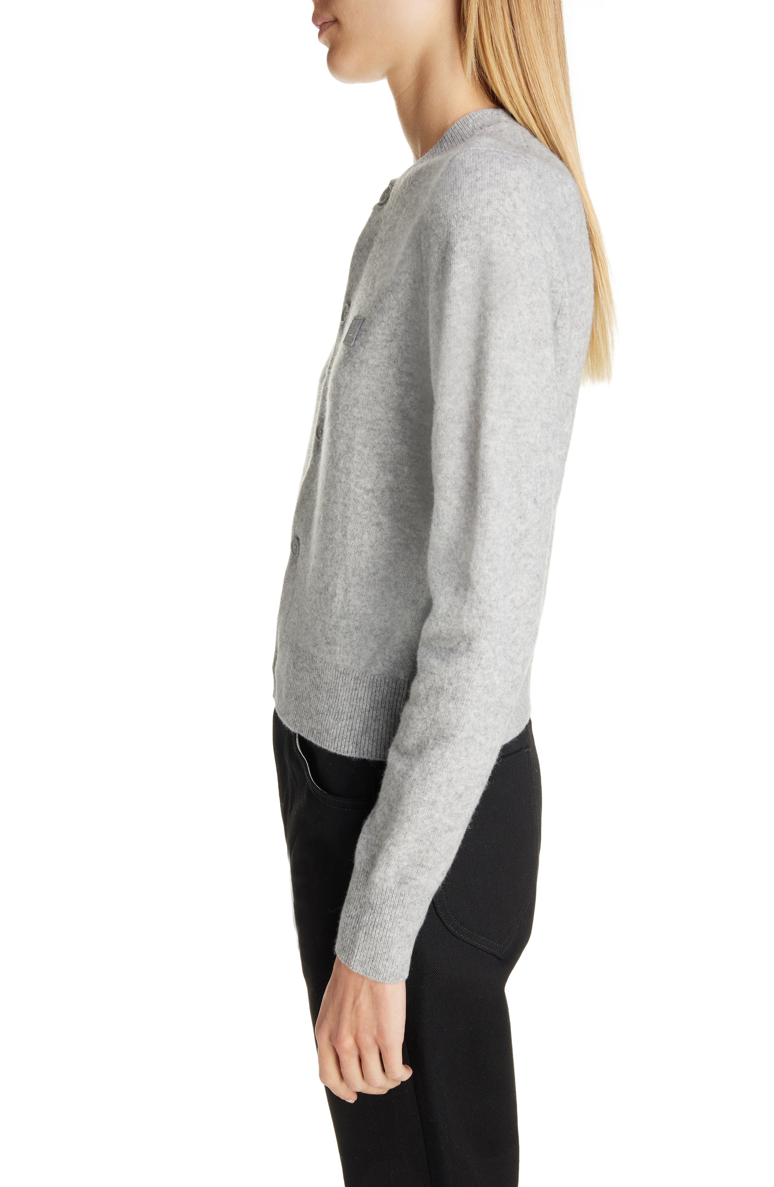 Keva Face Patch Wool Cardigan - 3