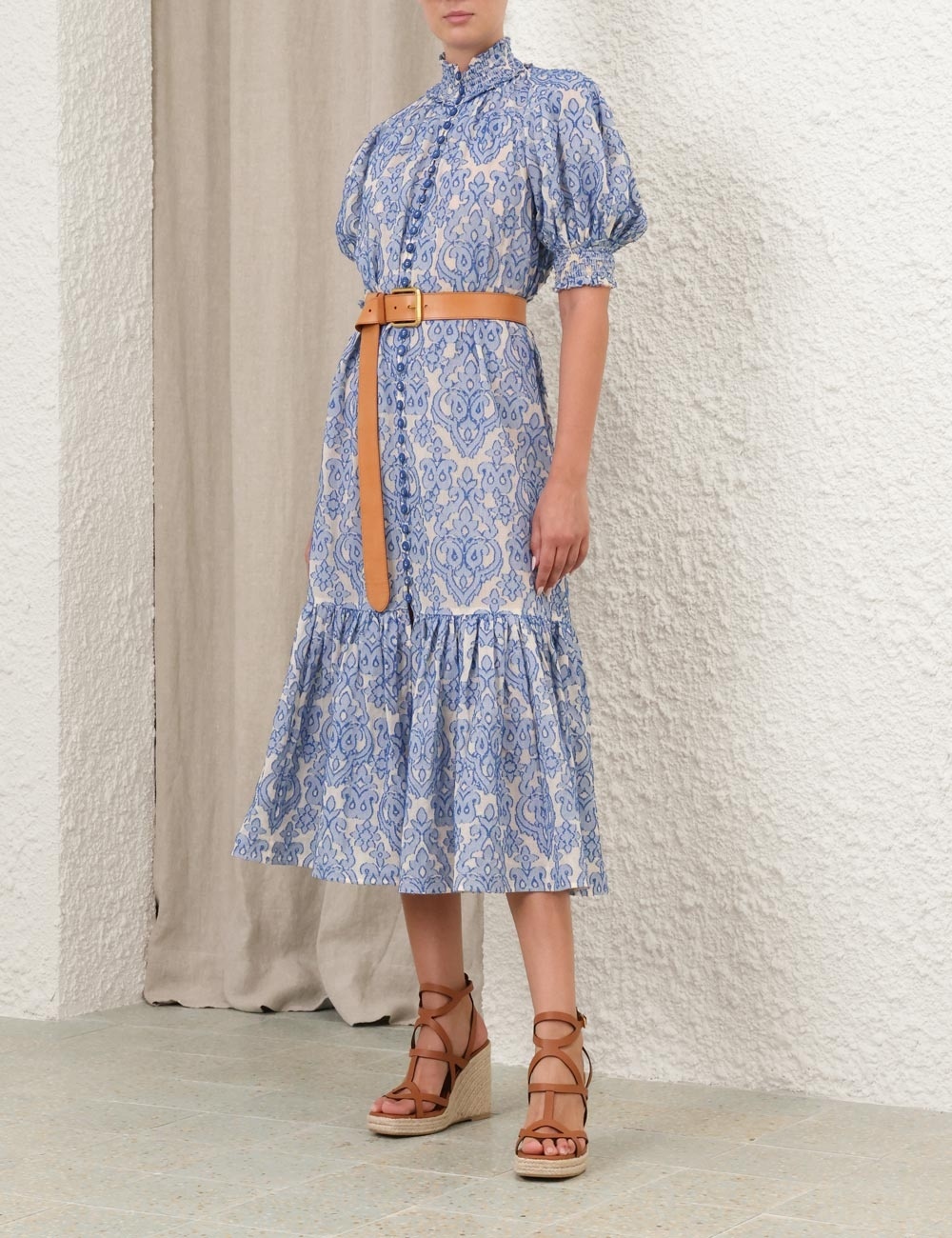 【Zimmermann】Wylie Lantern printed cotton midi dress 0400021897298_BLUE?wid=600&hei