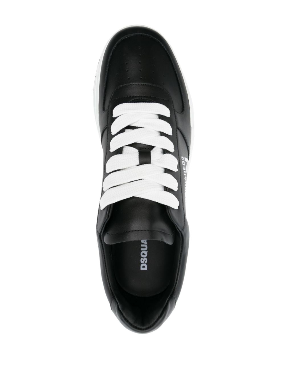 Icon-motif low-top sneakers - 4
