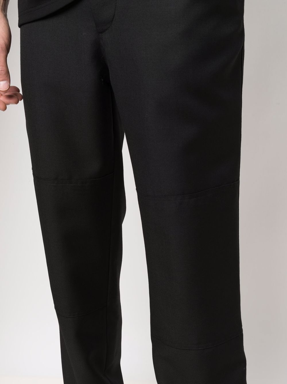 straight-leg wool-blend track pants - 5