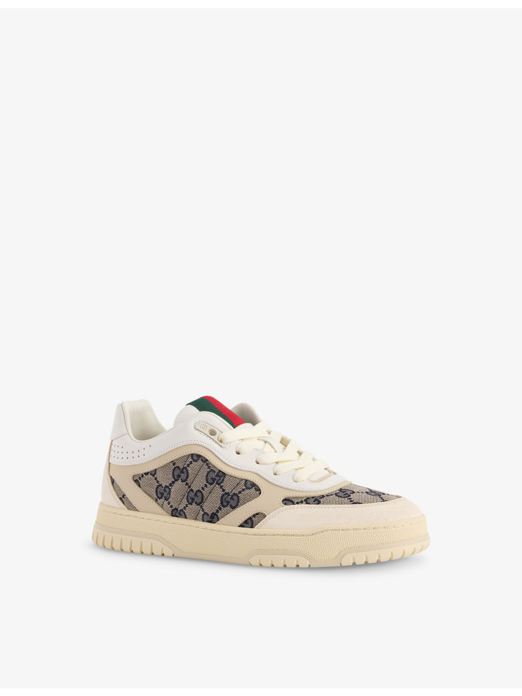 Re-Web Monogram Canvas Trainers - 3