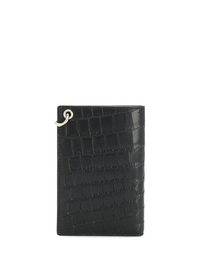 SAINT LAURENT embossed chain wallet outlook