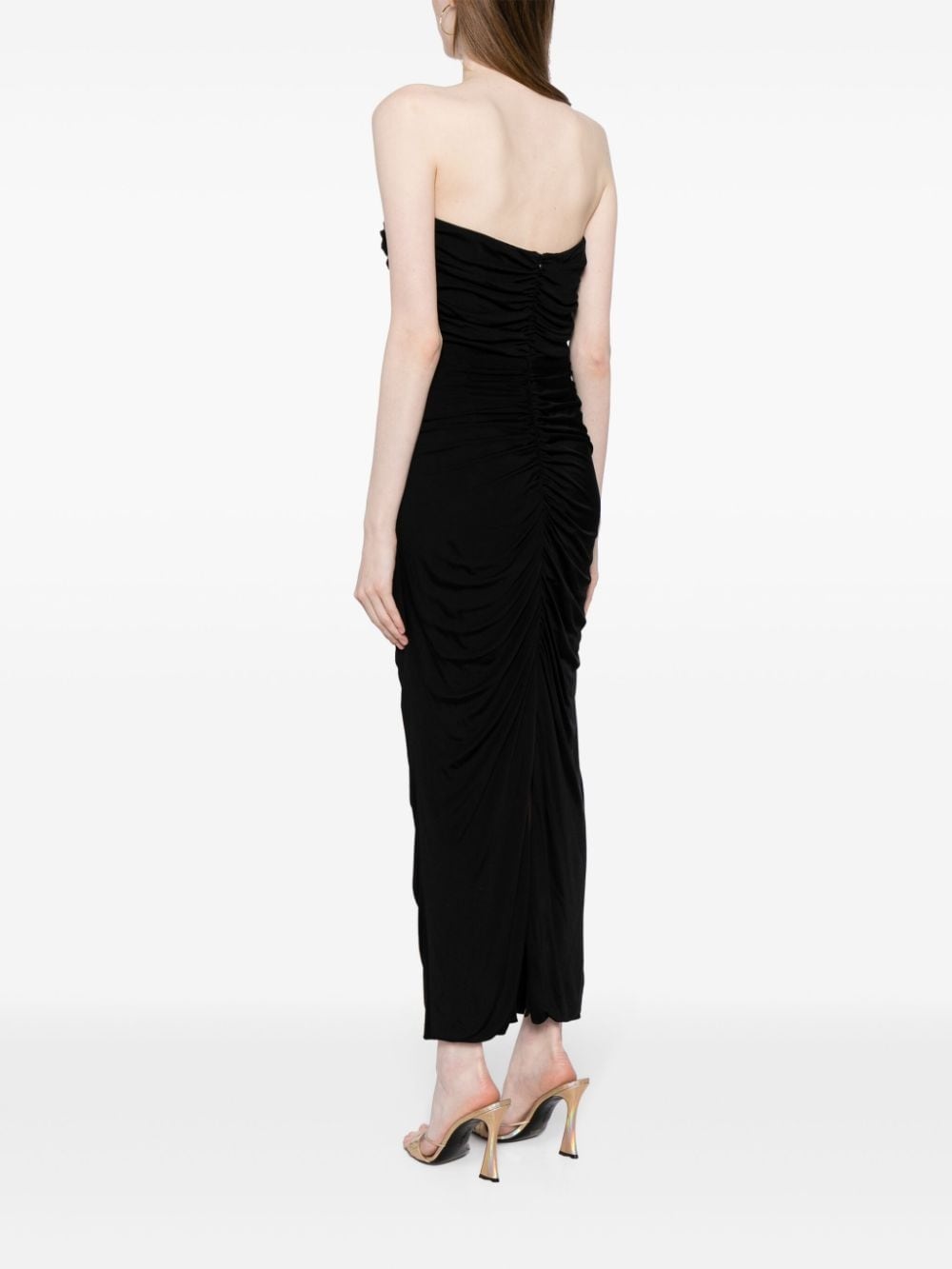 Aveline strapless midi dress - 4