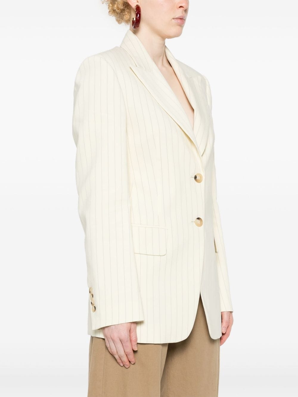 Aversa pinstriped blazer - 3