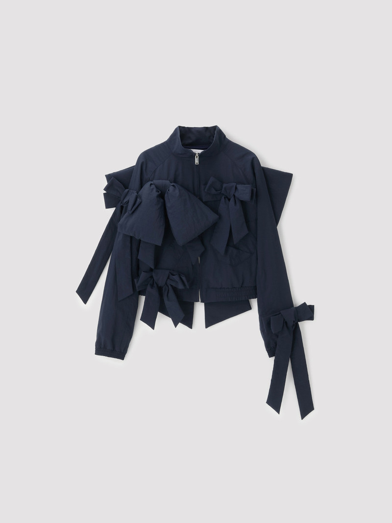 RIBBON NYLON TRACK JACKET 1