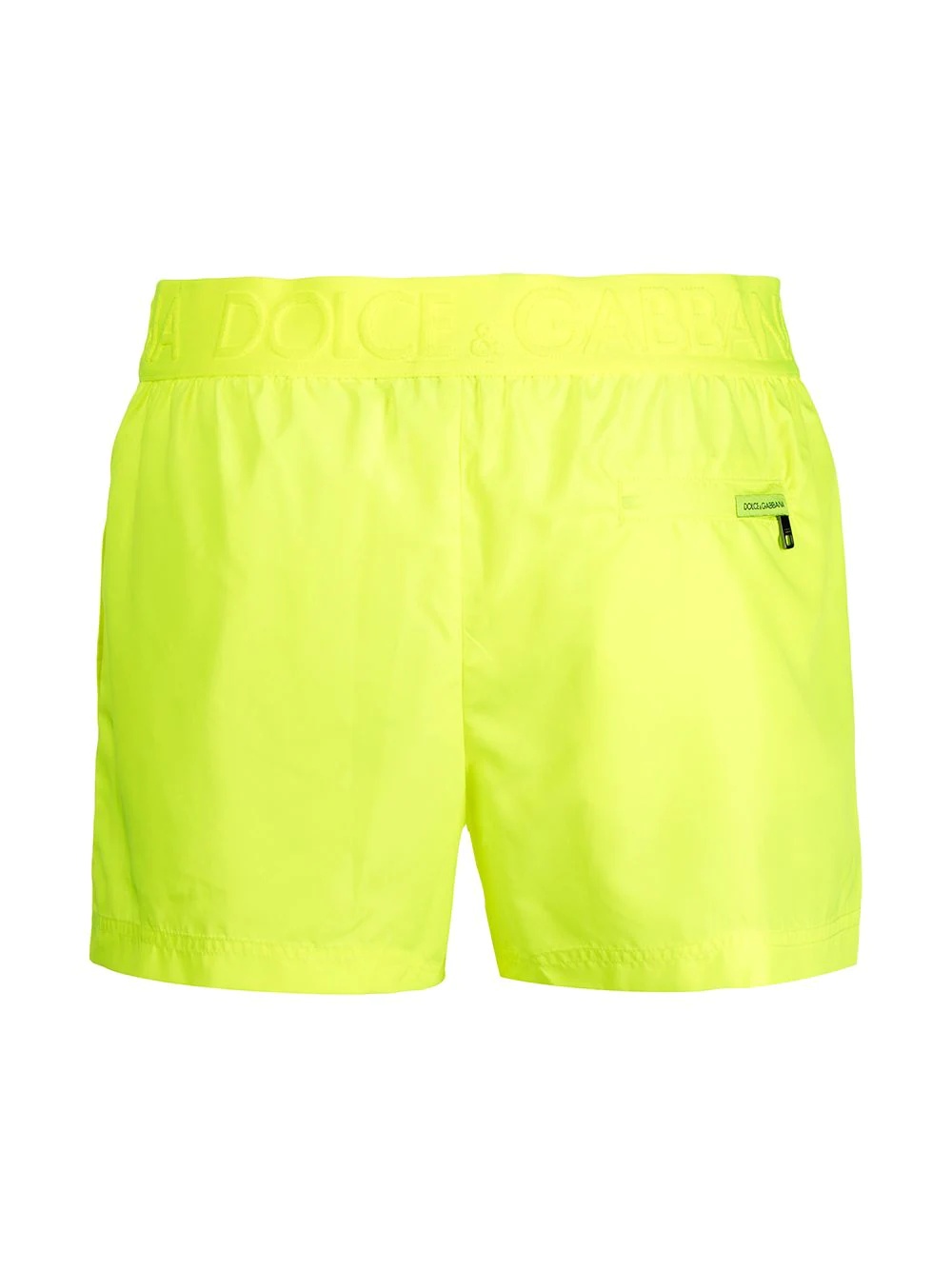 logo-patch swim shorts - 2