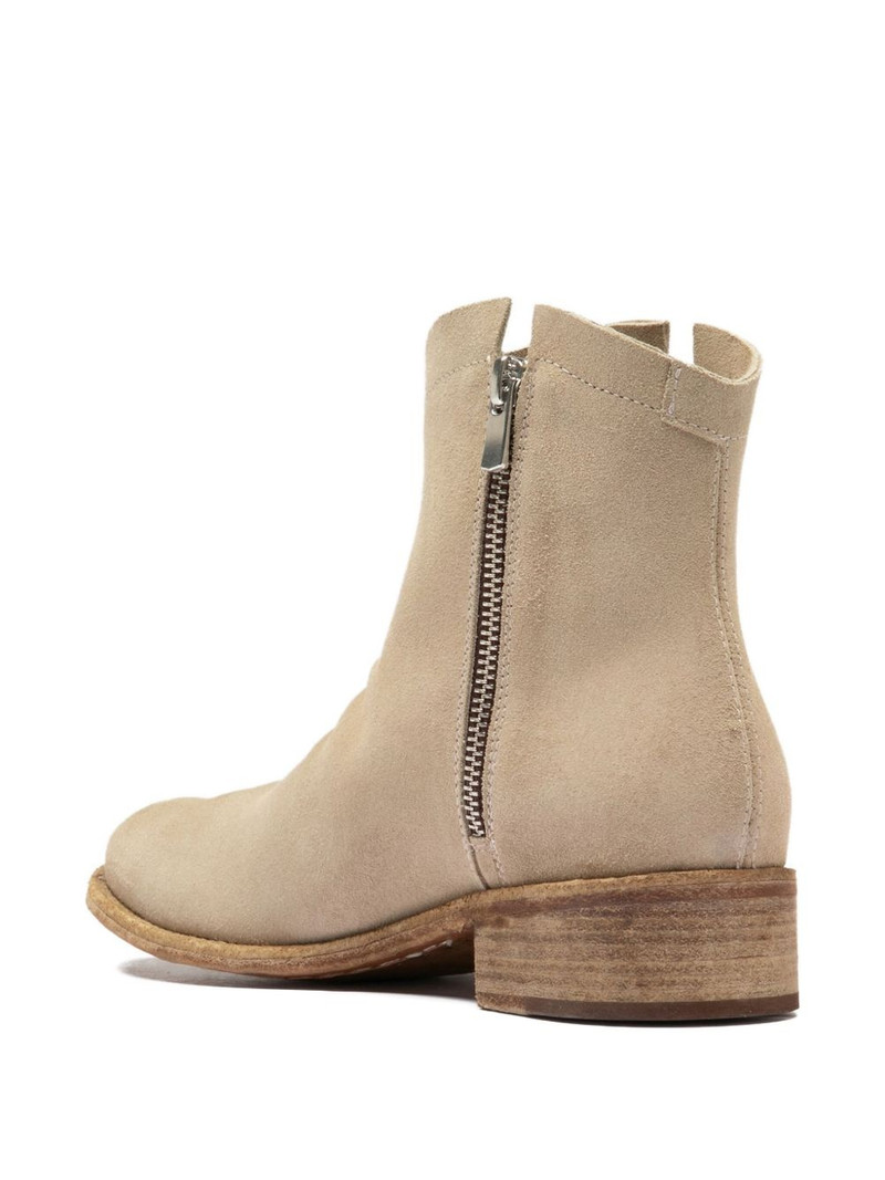 Oliver Sigaro zip-detail suede ankle boots 5