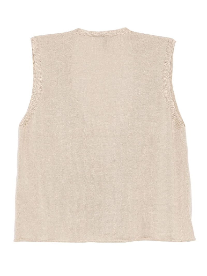 EILEEN FISHER knitted vest outlook