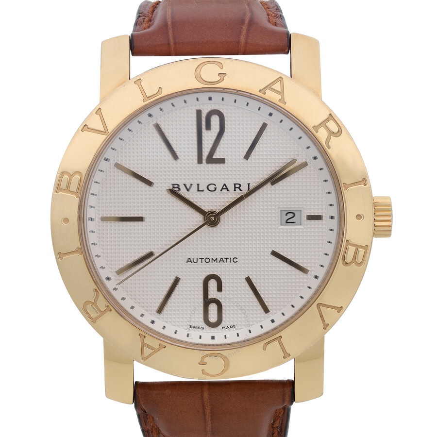 Pre-owned Bvlgari Bvlgari Automatic White Dial Men's Watch BB33GL - 2