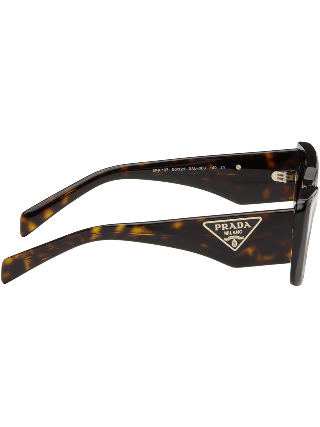 Brown Cat Eye Square Sunglasses - 2