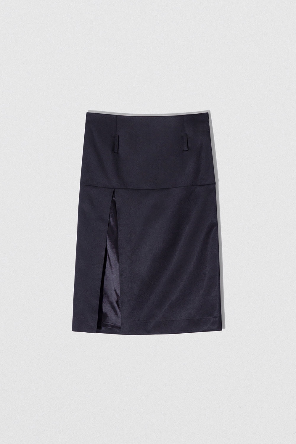 COSIMA SKIRT BLACK RIB - 1