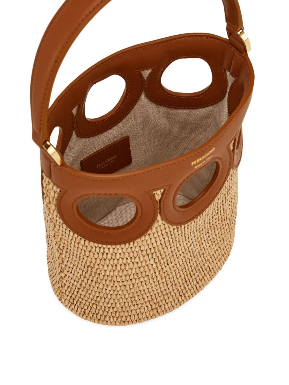 mini Gancini bucket bag - 3