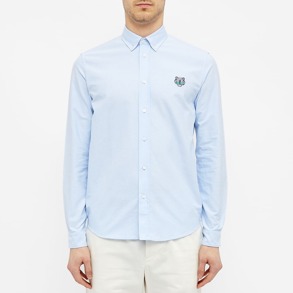 Kenzo Tiger Crest Oxford Shirt - 4