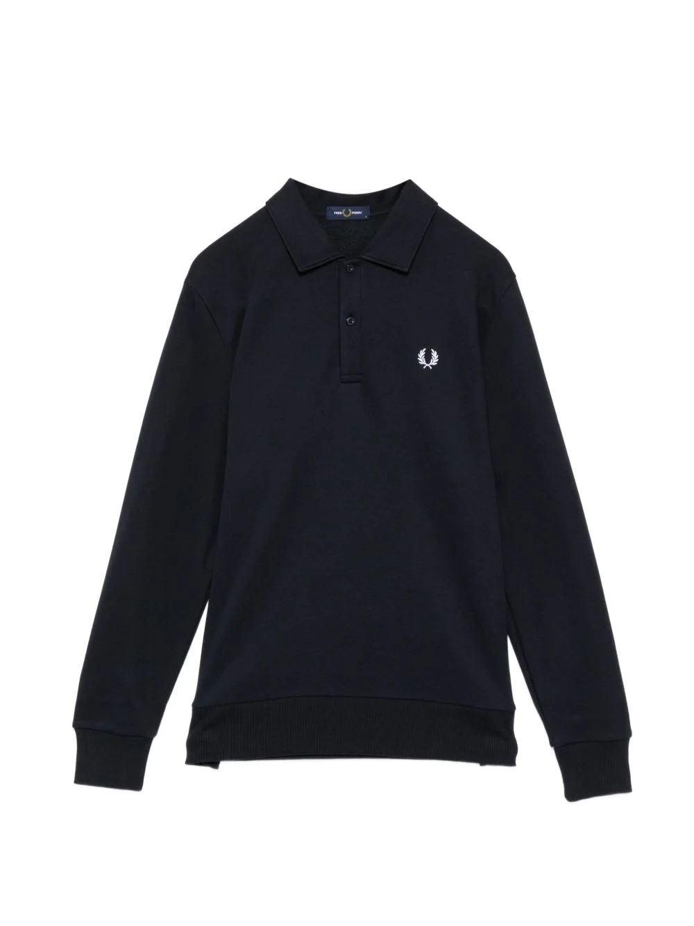 panel collared sweatshirt - 1