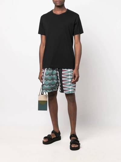 Universal Works mix-print cotton shorts outlook