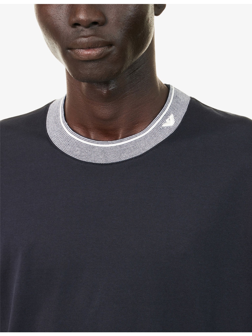 Striped-Crewneck Cotton-Jersey T-Shirt - 5
