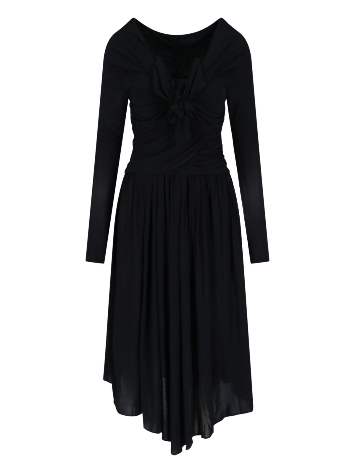 DRAPED MAXI DRESS - 1