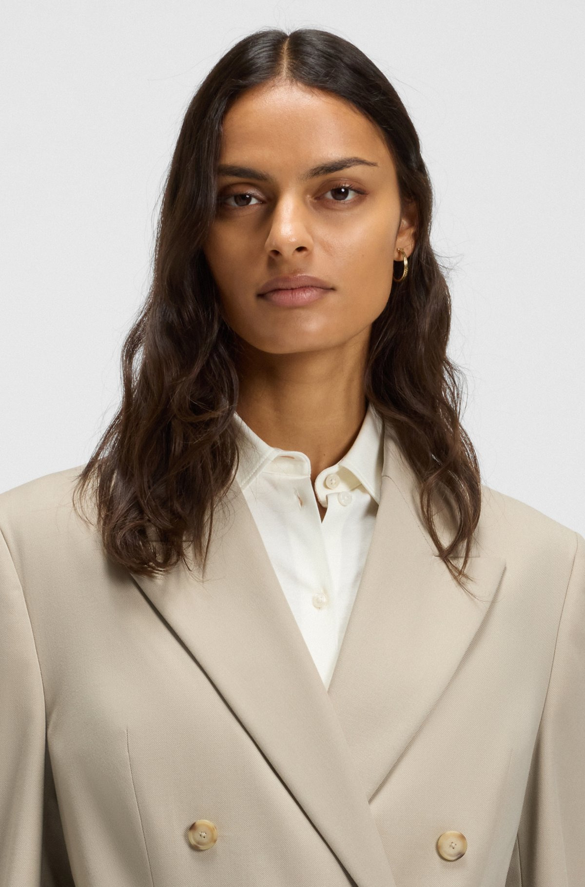 REGULAR-FIT BLAZER IN VIRGIN-WOOL TWILL - 5
